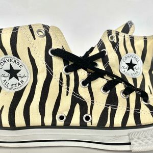 beige and black converse